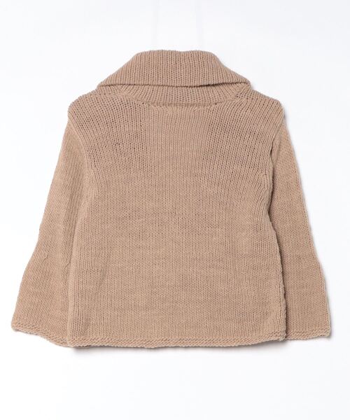 「Lusso vita weekend」 ニットカーディガン FREE ブラウン レディース_画像2