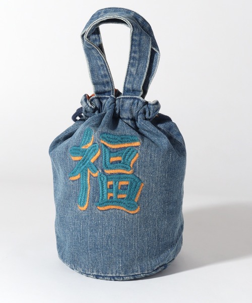 HOUSTON ショルダーバッグ 「HOUSTON/ヒューストン」EMB DENIM