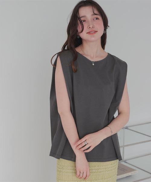 titivate tシャツ 汗染み防止フレンチスリーブTシャツ