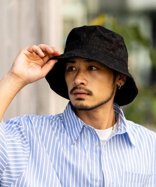 R13 バケハ newhattan（ニューハッタン） 帽子 ハット Bucket Hat denim デニム
