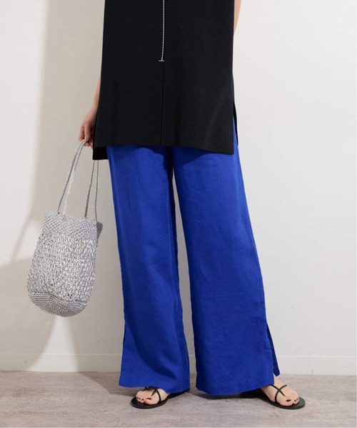 JOURNAL STANDARD relume パンツ 「追加」麻スリットイージー