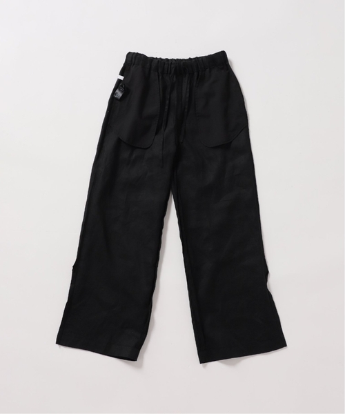 journal standard relume 麻スリットイージーパンツベージュ 一部WEB限定追加5》麻スリットイージーパンツ（その他パンツ