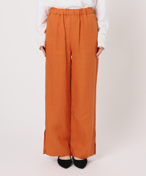 JOURNAL STANDARD relume パンツ 「追加」麻スリットイージー