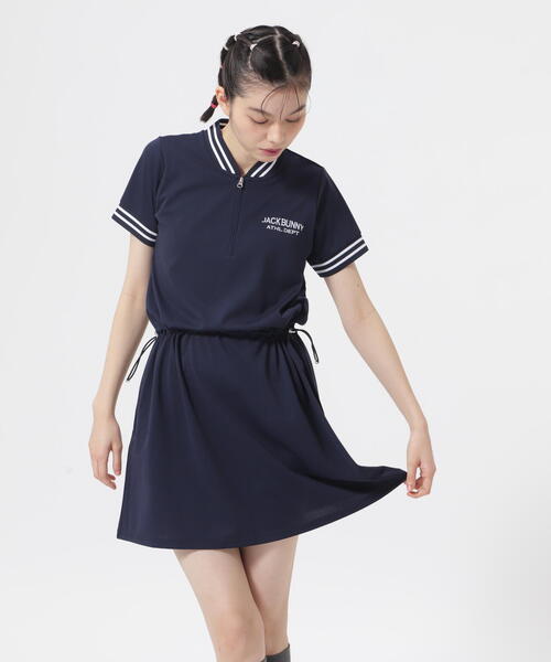 Jack Bunny!! ジャックバニー トリコットストレッチ 半袖ワンピース Jack Bunny!! ワンピース 「Jack Bunny!!」PEトリコット