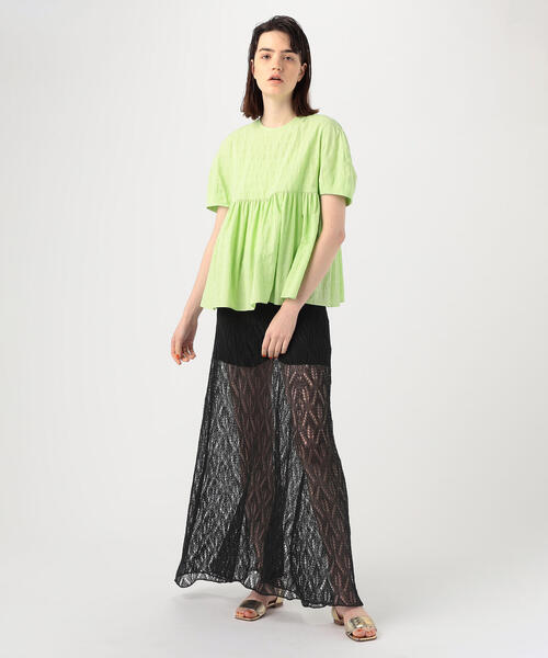 Ballsey 「BALLSEY」 半袖ブラウス 36 ホワイト レディース