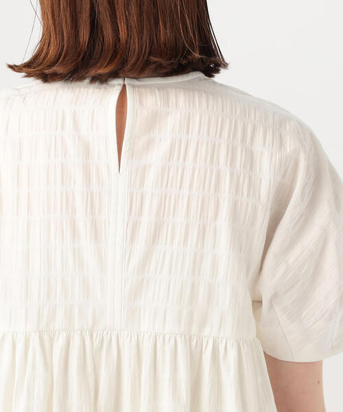 BALLSEY◆半袖ブラウス/36/コットン/WHT/11-01-42-01402 Ballsey 「BALLSEY」 半袖ブラウス 36 ホワイト レディース