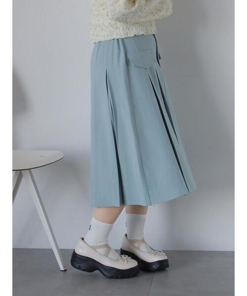 ムータ プリーツスカート アイボリー muta（ムータ） muta MARINE ムータマリン スカート SOLOTEX Move It