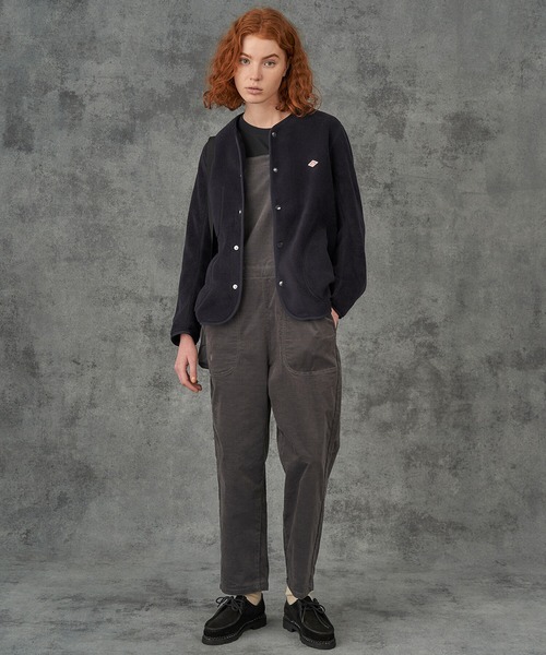 Danton 「DANTON」 ノーカラージャケット 34 クリーム レディース