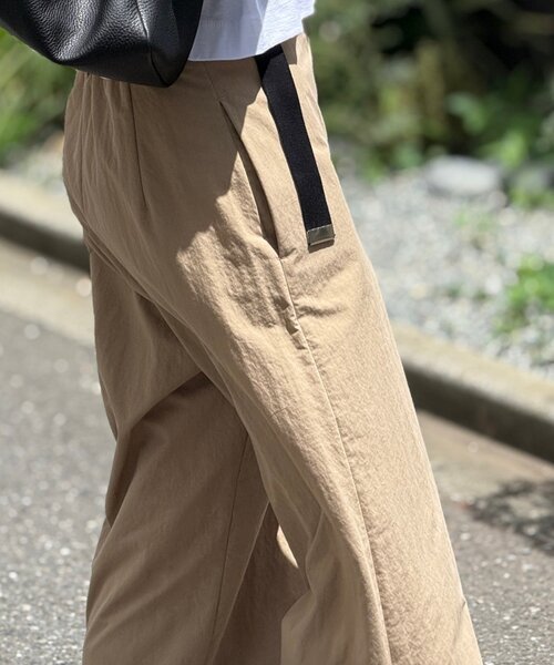 BEARDSLEY パンツ ベルト付きシャツチノパンツ レディース