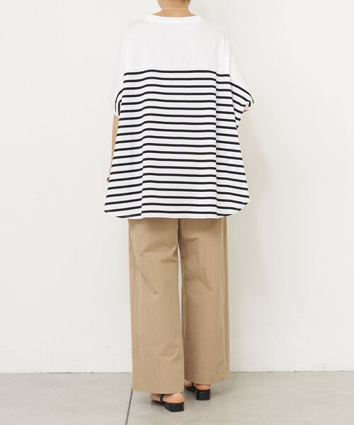 BEARDSLEY パンツ ベルト付きシャツチノパンツ レディース