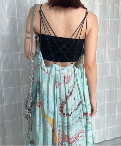 Ameri（アメリ） ワンピース MEDI INDIAN POOL MARBLE DRESS