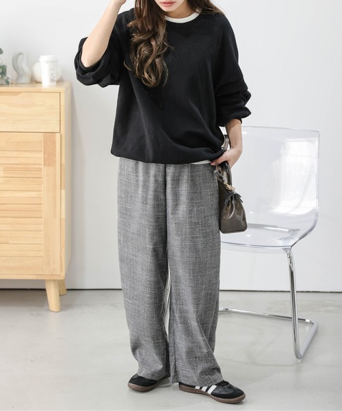 OkayThxBye*日本未入荷*カーブスプリット ワイドレッグパンツ パンツ カーブワイドパンツ レディース : ZOZOTOWN Yahoo!店