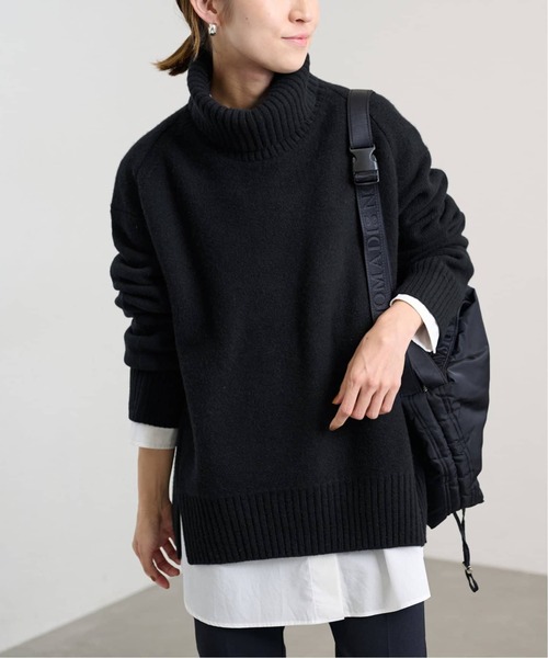 FRAMeWORK（フレームワーク） タートルネックニット FREE ライトグレー