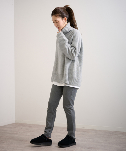 FRAMeWORK（フレームワーク） タートルネックニット FREE ライトグレー