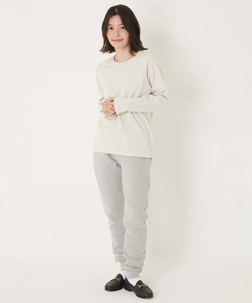 tシャツ ストレッチフライス リラックスフィット LS Tシャツ ウイメンズ レディース HOLLYWOOD RANCH MARKET tシャツ ストレッチフライス リラックス
