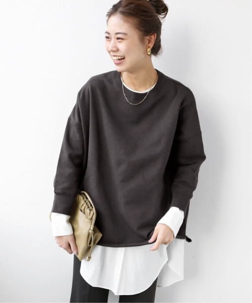 「JOURNAL STANDARD relume」 スウェットカットソー FREE チャコールグレー レディース