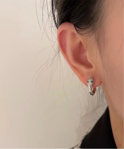 BURNER（バーナー） ピアス 「OKUOKU 0909」フープピアス 両耳 oku