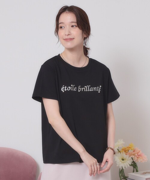 ITS'DEMO（イッツデモ） tシャツ 「手洗い可」箔ロゴプリントTシャツ