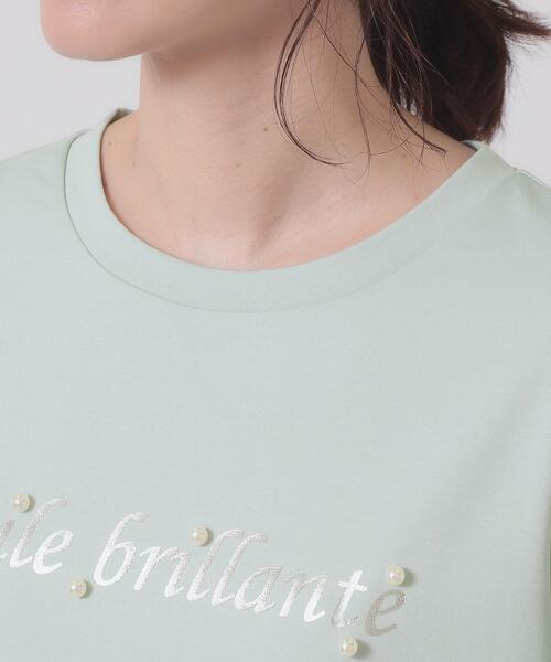 ITS'DEMO（イッツデモ） tシャツ 「手洗い可」箔ロゴプリントTシャツ