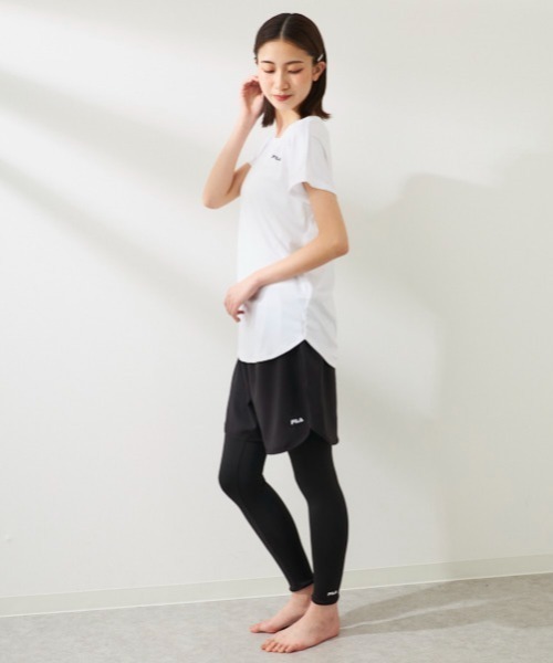 FILA ラッシュガード 「水陸両用」フィットネスウエア上下3点