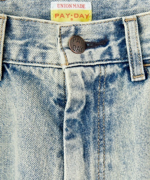 【おすすめ】 「PAYDAY」 PAYDAY 加工デニムパンツ レディース ブルー L パンツ