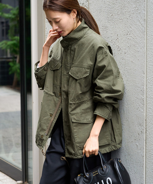 FRAMeWORK（フレームワーク） ジップアップブルゾン FREE グリーン