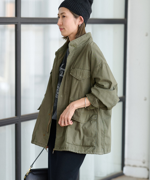 FRAMeWORK（フレームワーク） ジップアップブルゾン FREE グリーン