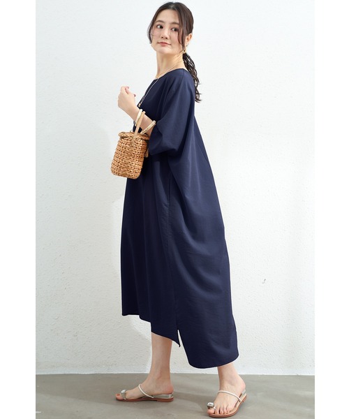 人気の夏ワンピース☀️シンプルなロング丈 海レジャーに最適 海レジャーに最適✭ロング丈ワンピース☆夏のリゾートスタイル✭