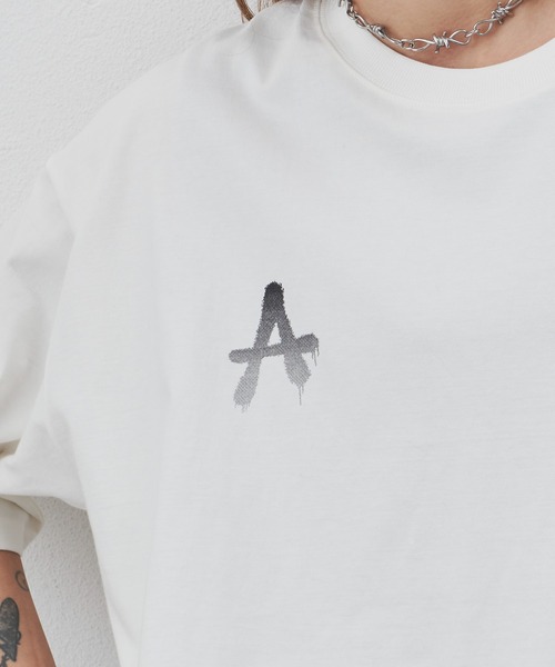 「AIVER」 半袖Tシャツ SMALL ナチュラル メンズ