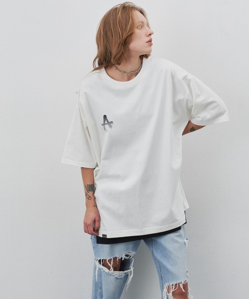 「AIVER」 半袖Tシャツ SMALL ナチュラル メンズ