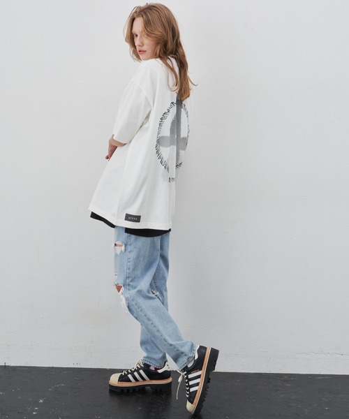 「AIVER」 半袖Tシャツ SMALL ナチュラル メンズ