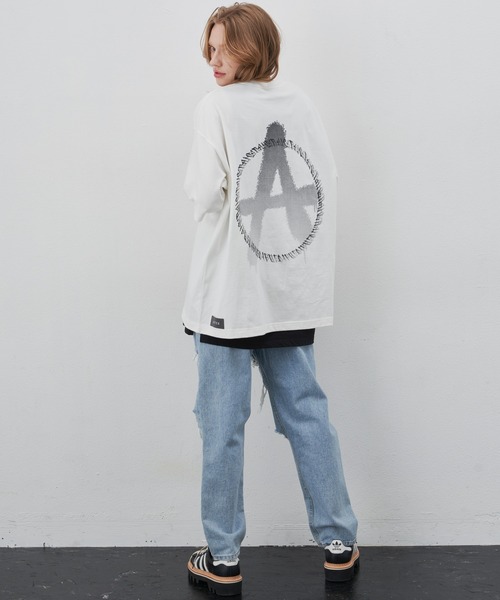 「AIVER」 半袖Tシャツ SMALL ナチュラル メンズ