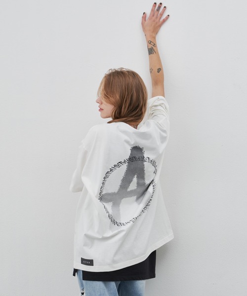 「AIVER」 半袖Tシャツ SMALL ナチュラル メンズ