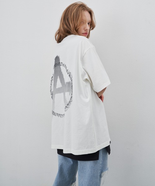 「AIVER」 半袖Tシャツ SMALL ナチュラル メンズ