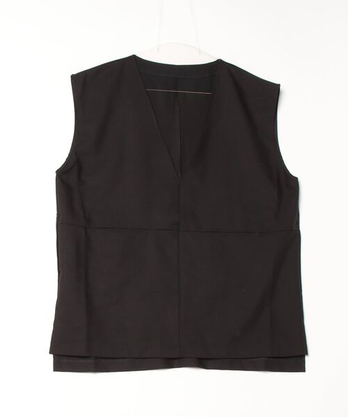 「reca」 ノースリーブブラウス L/XL ブラック レディース