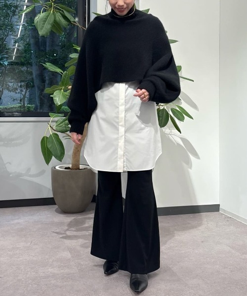 LE PHIL（ル フィル） ニット セーター フォックス混ハイネックニット