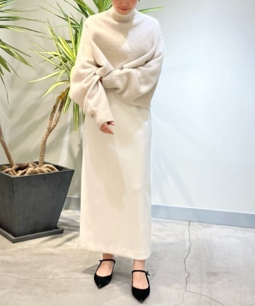 LE PHIL（ル フィル） ニット セーター フォックス混ハイネックニット