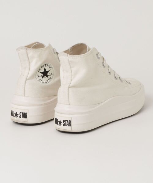 「CONVERSE」 ハイカットスニーカー 24.5cm ホワイト レディース