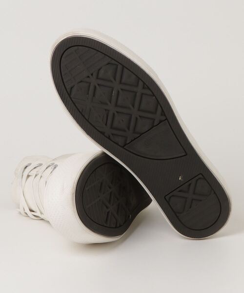 「CONVERSE」 ハイカットスニーカー 24.5cm ホワイト レディース