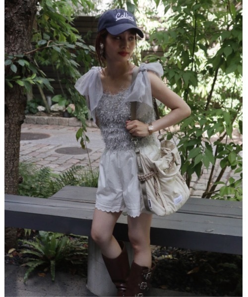 JUMELLE（ジュメロ） パンツ コットンレースショートパンツ レディース