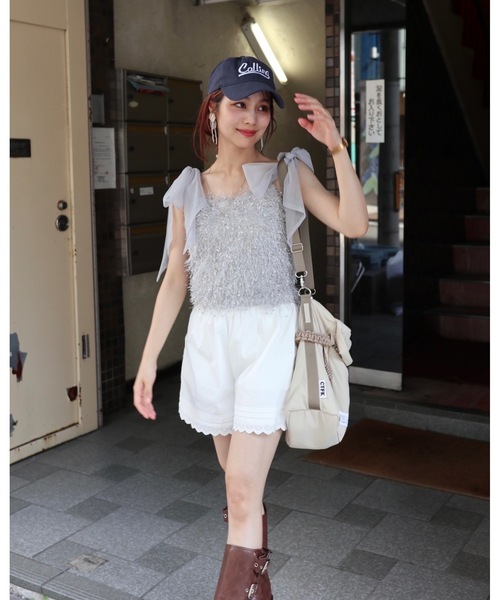 JUMELLE（ジュメロ） パンツ コットンレースショートパンツ レディース