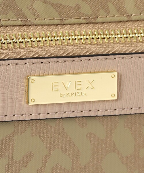 EVEX レオパード柄 バッ EVEX by KRIZIA トートバッグ レオパードメタナイロントート