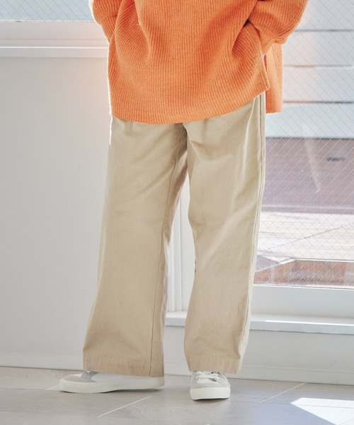 「niko and...」 チノパンツ MEDIUM ベージュ レディース