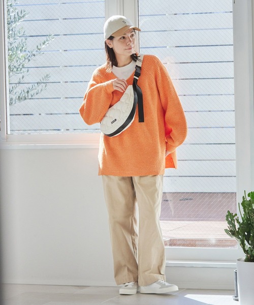 「niko and...」 チノパンツ MEDIUM ベージュ レディース