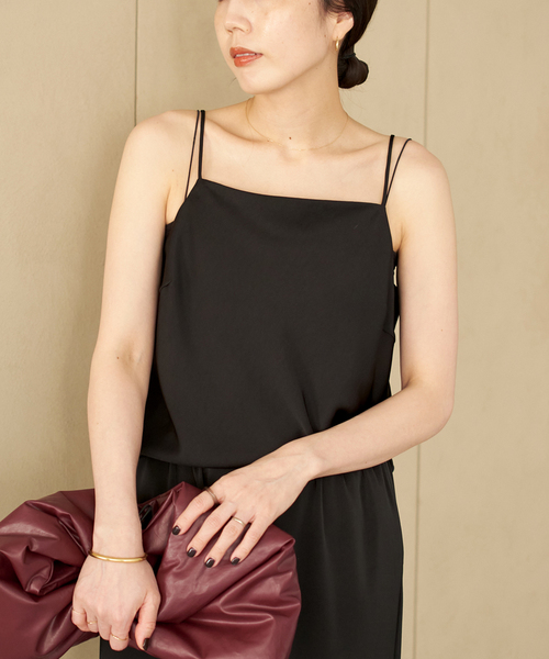 Plage 2024SS Satin Uneck キャミソール Plage 2024SS Satin Uneck キャミソール Plage 2024SS Satin