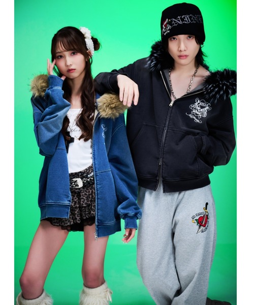 スウェットパンツ ジャージ A'GEM/9 × .kom 「A'GEM/9/エージェム