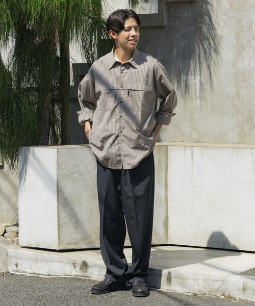 【完売】LIDNM☆スラックス　フリース☆L☆チャコール 完売】LIDNM☆スラックス フリース☆L☆チャコール