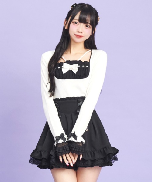 Secret Honey（シークレットハニー） tシャツ フリルレイヤード風