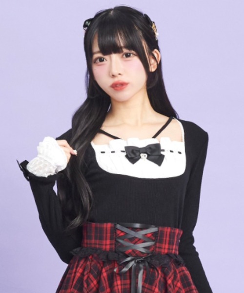 Secret Honey（シークレットハニー） tシャツ フリルレイヤード風