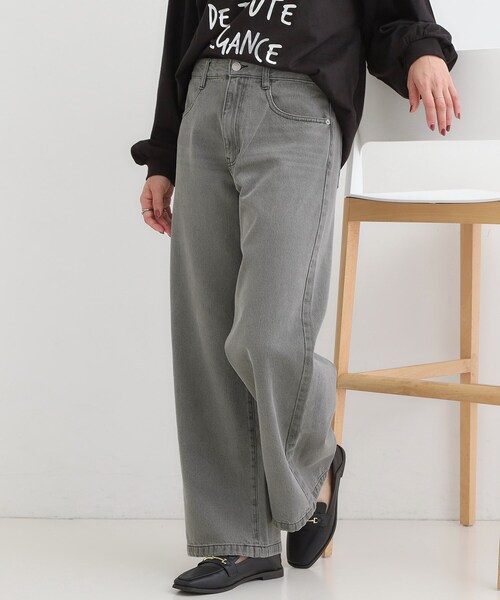 SHOO・LA・RUE（シューラルー） ワイドパンツ ジーンズ デニム デニム